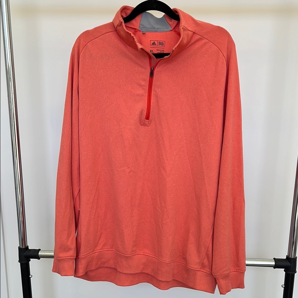 Adidas Coral Quarter-Zip Sweatshirt